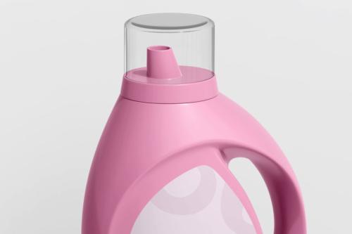 Detergent Plastic Bottle PSD Mockup