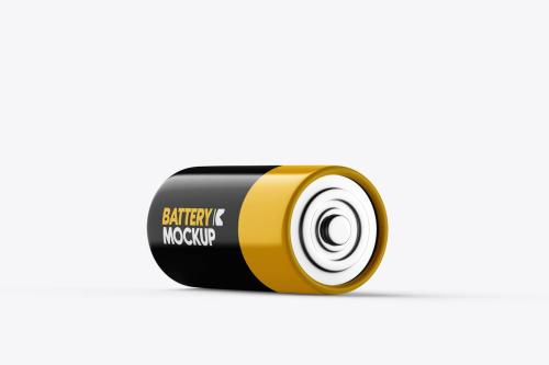 Battery PSD Mockup For Product Display