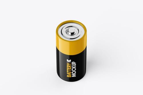 Battery PSD Mockup For Product Display