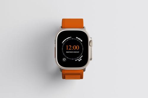 Apple Watch Ultra Mockup