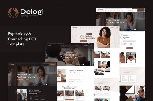 Delogis - Psychology & Counseling PSD Template