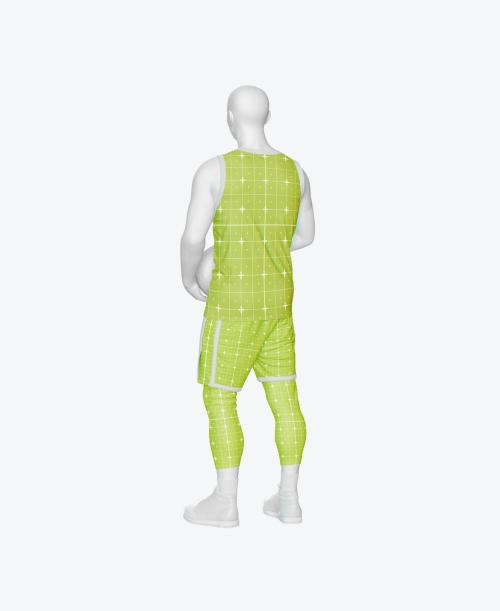 Basketball Player Kit with Mannequin Mockup