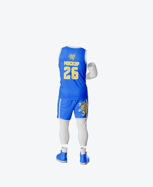 Basketball Player Kit with Mannequin Mockup