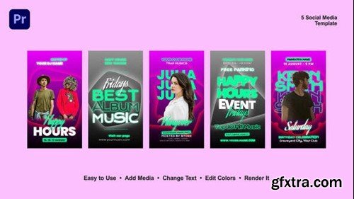 Videohive Instagram Night Party Reels 52970963