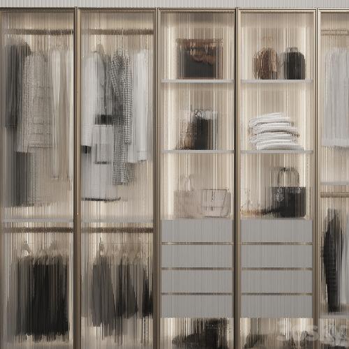 Wardrobe with glass doors_3