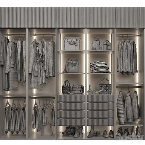 Wardrobe with glass doors_3