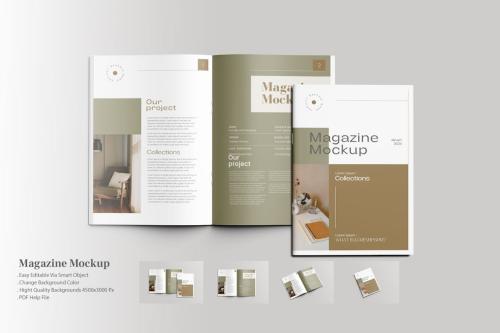 Magazine / Brochure Mockup A4