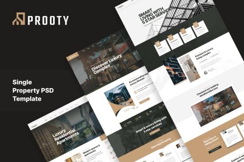 Prooty - Single Property PSD Template