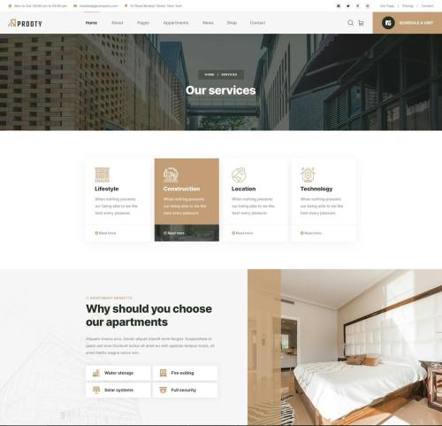 Prooty - Single Property PSD Template