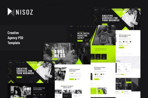 Nisoz - Creative Agency PSD Template