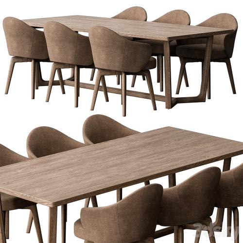 Dinning Table Wooden - Set 30