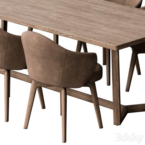 Dinning Table Wooden - Set 30