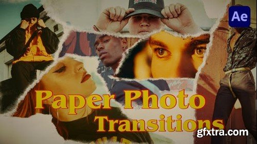 Videohive Paper Photo Transitions 52947508