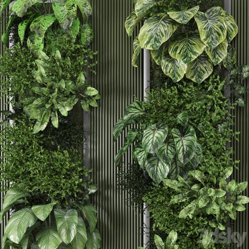 indoor wall vertical garden - Set 953