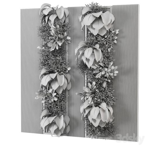 indoor wall vertical garden - Set 953