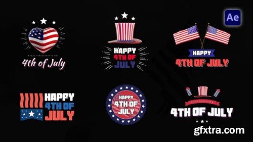 Videohive 4th Of July Titles Pack 52968794