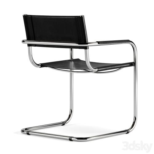 Meccanica chair with armrests by Mantellassi 1926