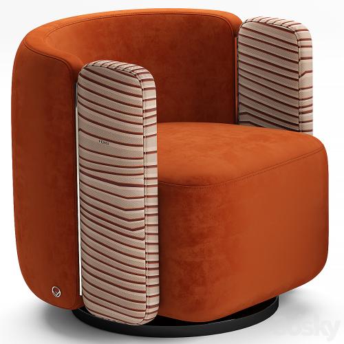 Armchair fendi casa