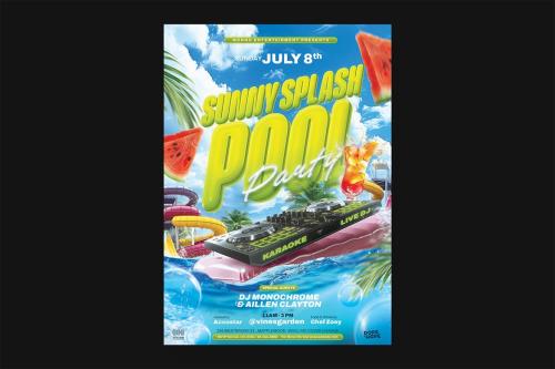 Pool Party Summer Flyer