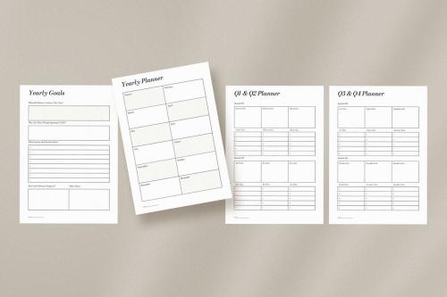 Planner Templates for Canva & Illustrator