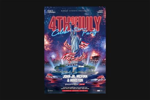 4th of July Flyer Template