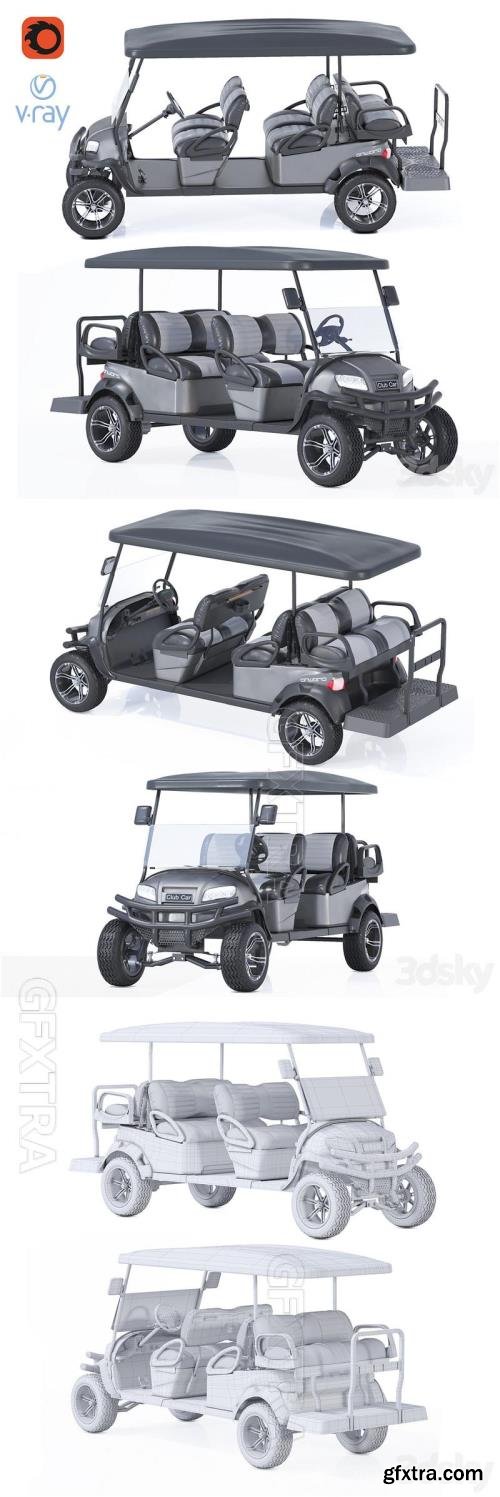 Golf Club Car - 3D Model