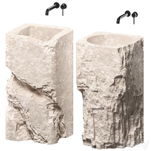 stone wash basin set6