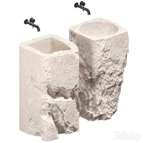 stone wash basin set6