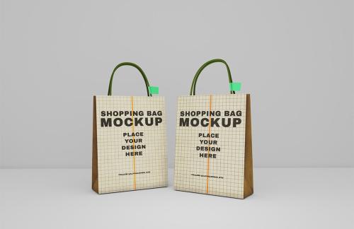 Shopping Bag Paper Mockups