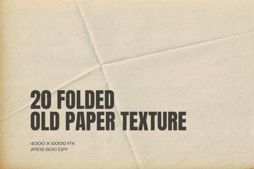 Folded Old Paper Texture