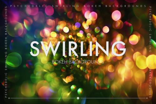 Swirling Bokeh Backgrounds