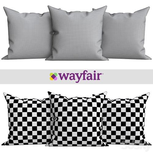 Decorative pillows from Wayfair shop