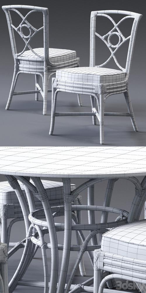 Dolcefarniente ORTENSIA Chair & IRENE Table