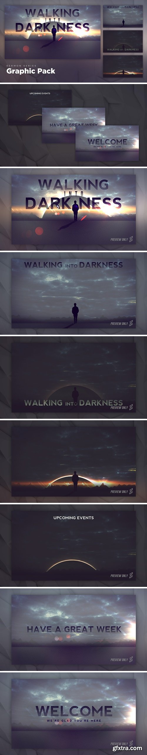 SermonBox - Title Pack &ndash; Walking into Darkness $25.00