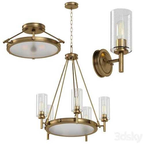 Collier Elstead lamp set