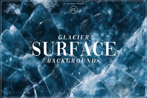 Glacier Surface Backgrounds