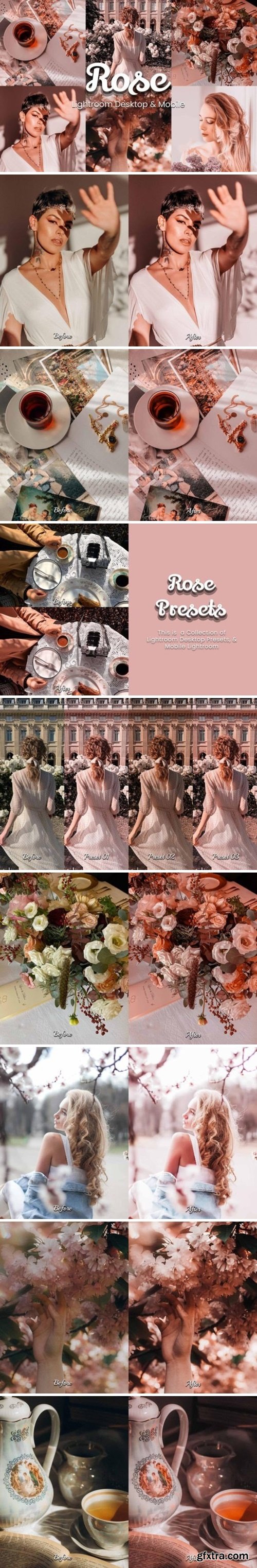 30 Rose Gold Lightroom Bundle 100231757