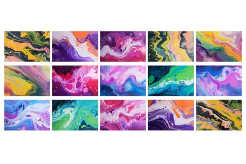 Acrylic Paint Backgrounds