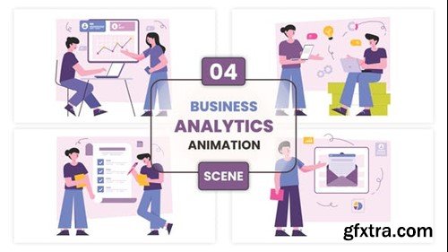 Videohive Business Analytics Animation Scene 53010978