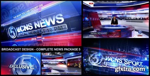 Videohive Broadcast Design - Complete News Package 5 6058779