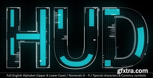 Videohive Animated Hud Alphabet 5080801