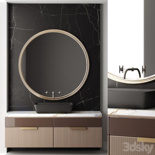 Bathroom furniture set 004