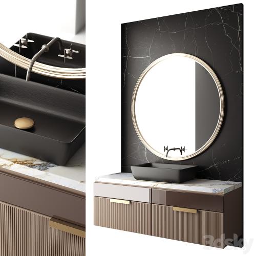 Bathroom furniture set 004