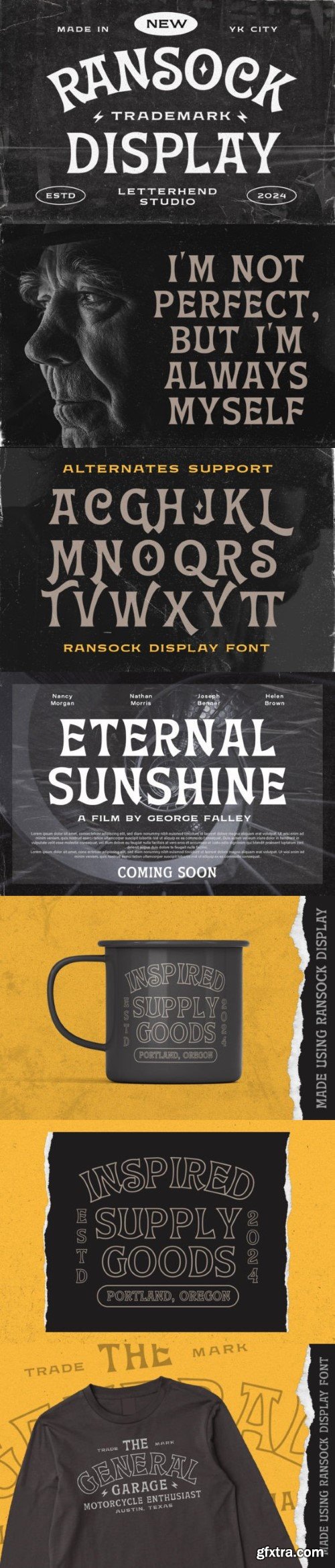 Ransock Display Font