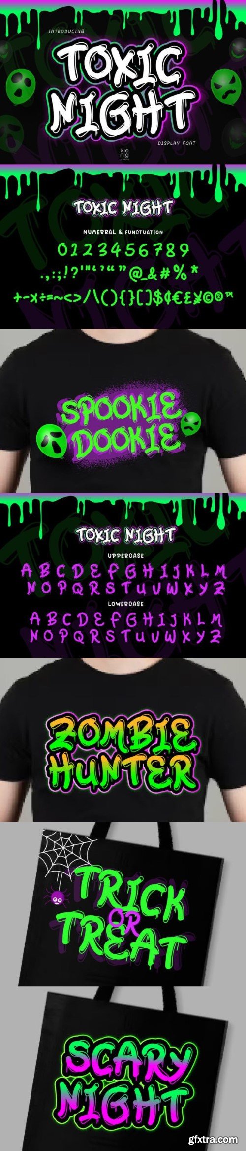 Toxic Night Font