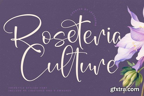 Roseteria Culture Freestyle Stylish Font 5ASBTQU