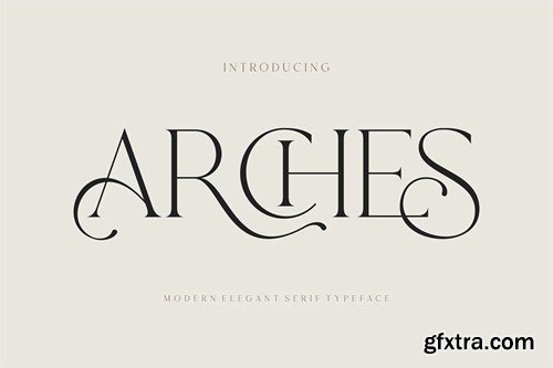 ARCHES Modern Serif Typeface PJ2YRY9