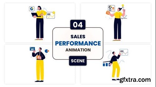 Videohive Sales Performance Animation Scene 53011684