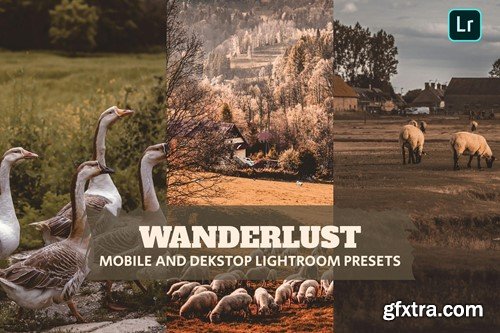 Wanderlust Lightroom Presets Dekstop and Mobile LH8GUX6