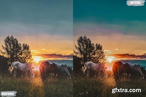 Golden Hour Lightroom Presets Dekstop and Mobile 7TZL98N